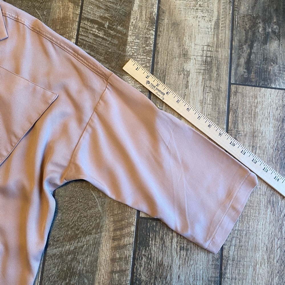 Lulu's Blush Pink Open Front Jacket - Picture 12 of 16
